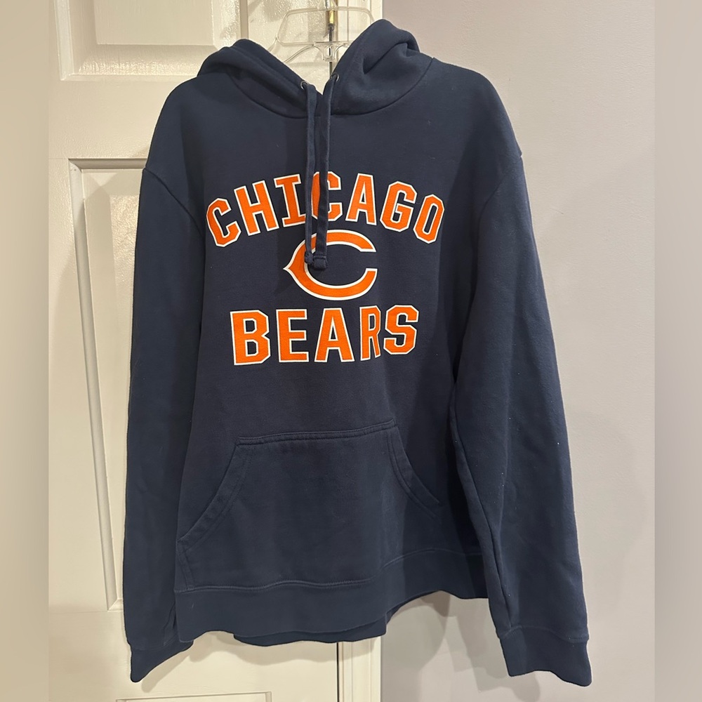 Fanatics Chicago Bears Navy and Orange Hoodie